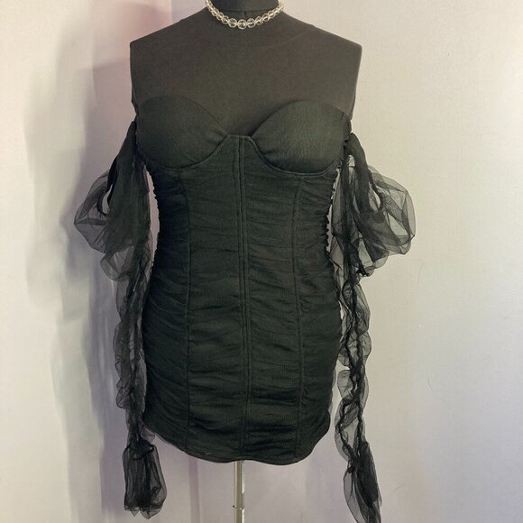 Fashion Nova Ruched Mini Dress, NWT, Size XL - Picture 1 of 14